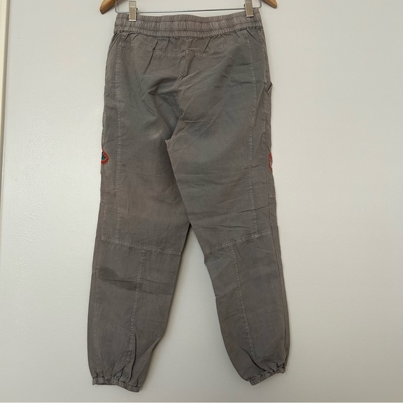 Anthro embroidered cotton joggers XS - Picture 3 of 9